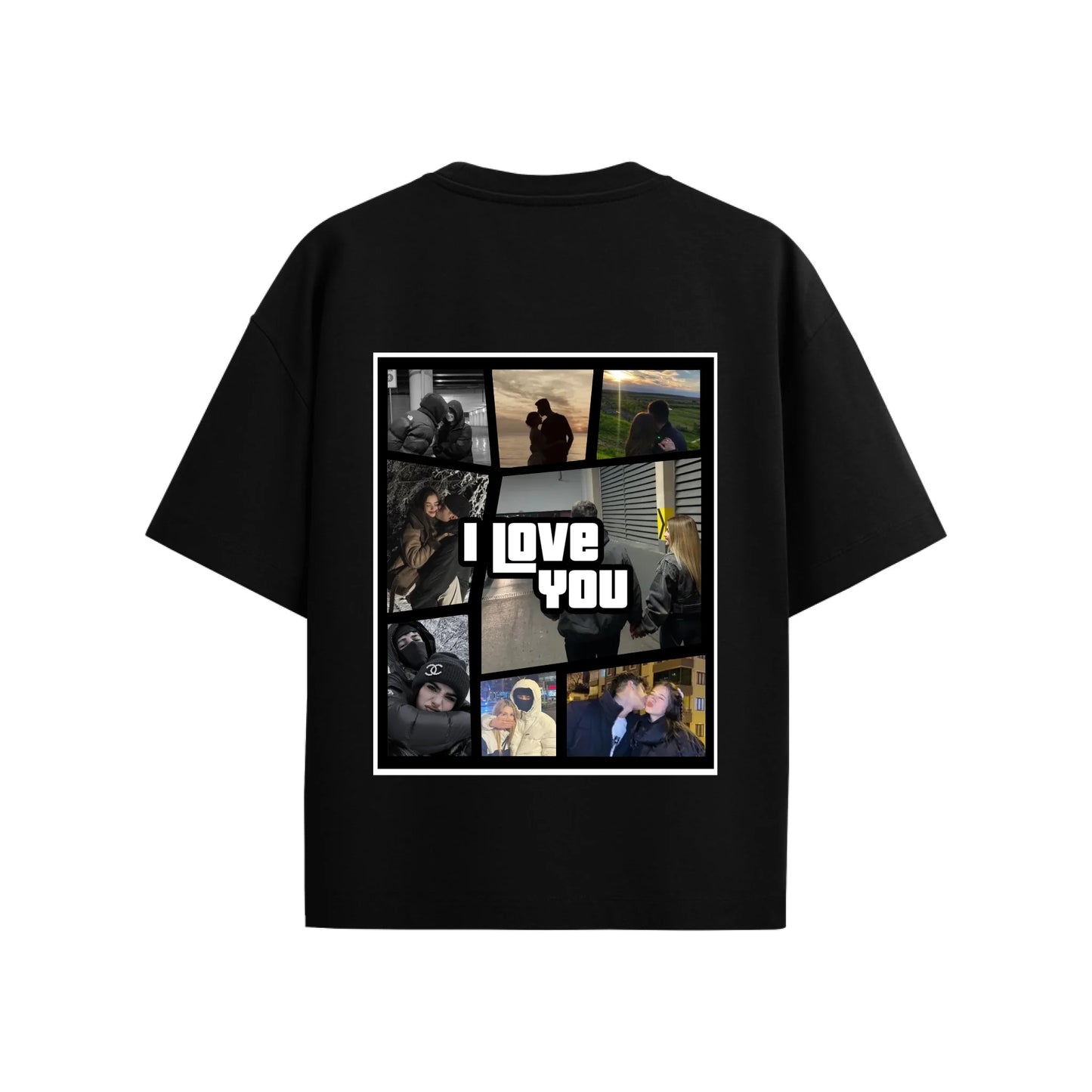 T-SHİRT ARKA SİYAH