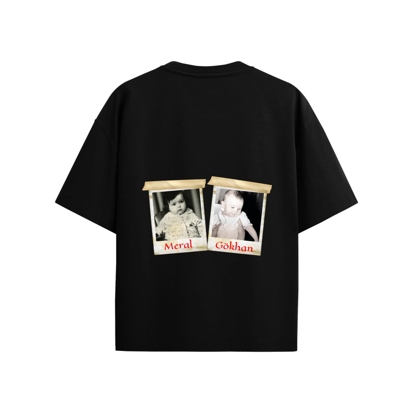 T-SHİRT ARKA SİYAH