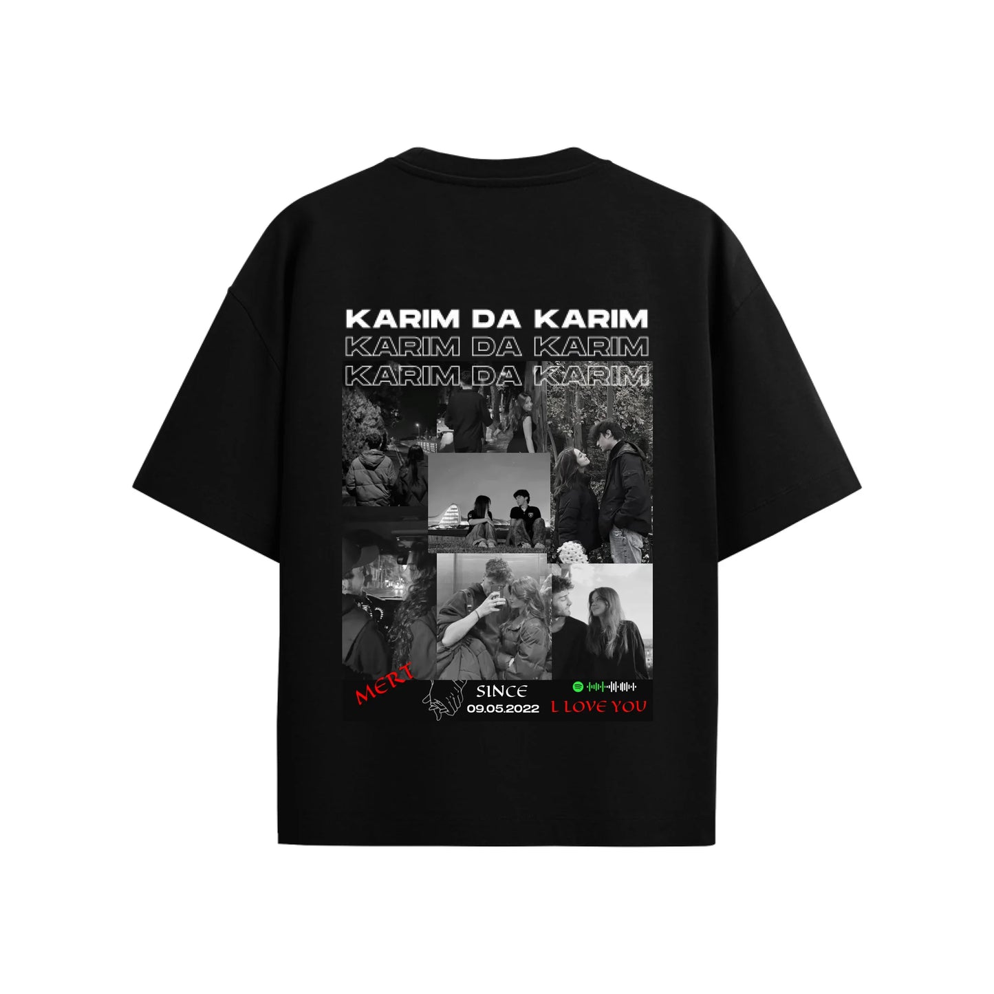 T-SHİRT ARKA SİYAH